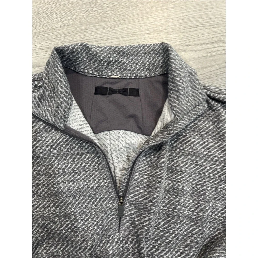 Lululemon Outrun 1/2 Zip Rulu Pullover Hazy Heather Gray Size 10